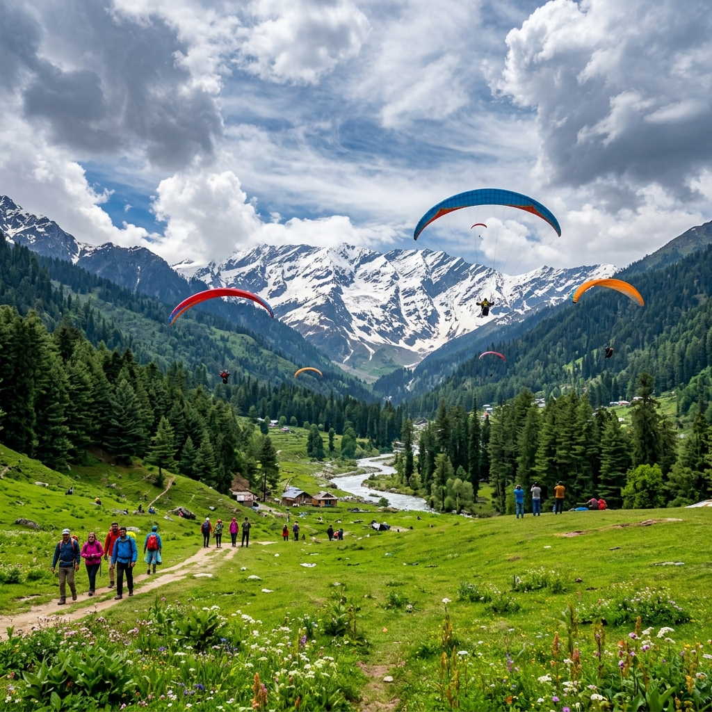 Rudra Tours & Travels guest trip moment in Kullu Manali Valley
