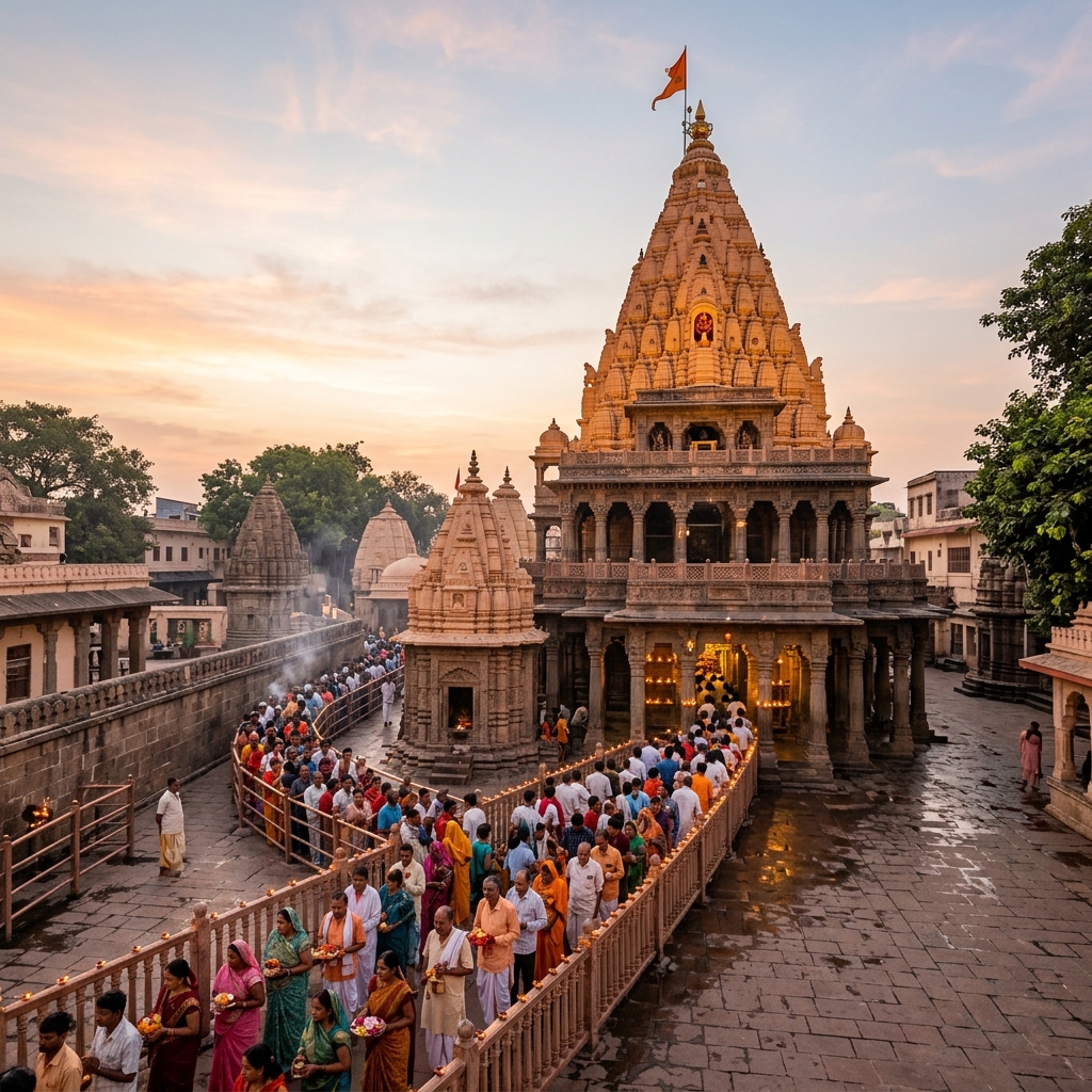 Rudra Tours & Travels guest trip moment in Mahakal Ujjain Temple